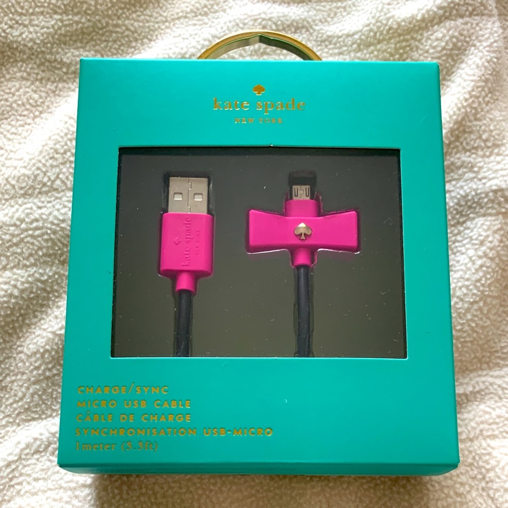 Kate spade micro USB cable